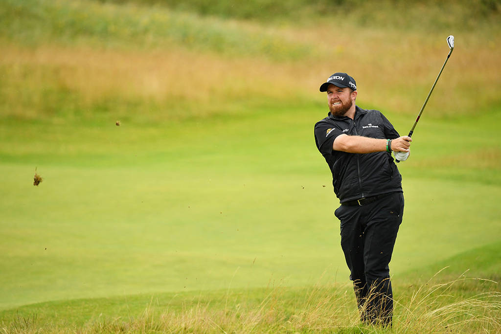 Shane Lowry during Day Two of The 148th Open at Royal Portrush in 2019.